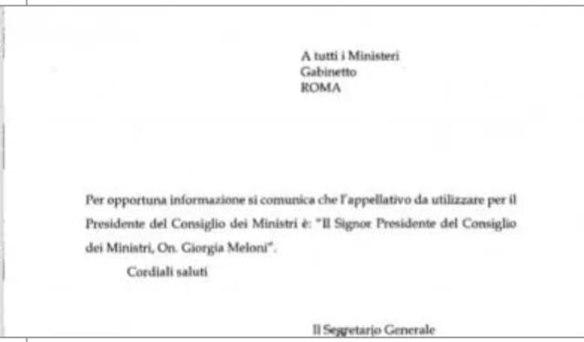 Gabinetto Roma Giorgia Meloni 