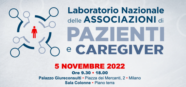 Domani a Milano un &ldquo;Laboratorio nazionale delle associazioni di pazienti e dei caregiver&rdquo; 