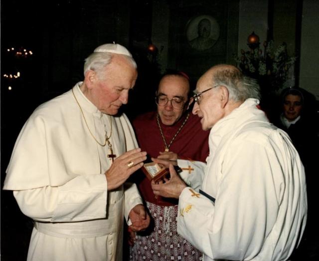 Papa Giovanni Paolo II e Antonio Maria Esposito