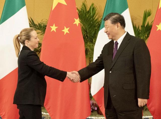 Meloni Xi Jinping Italia Cina Via della Seta cooperazione accordi patto accordo commercio industria accordo commerciale