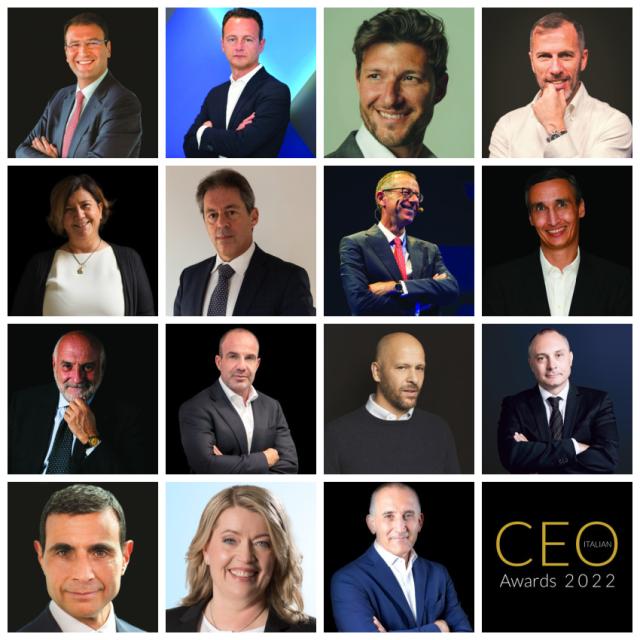 CEO Italian Awards 2022 premiati i 15 migliori amministratori delegati e imprenditori italiani