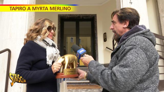 Striscia la Notizia: tapiro d'oro a Myrta Merlino, accusata di maltrattare i collaboratori