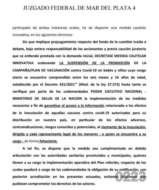 Covid: sospendere la promozione della campagna vaccinale per i bambini