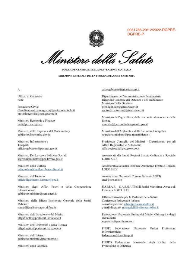 Covid, circolare ministero della Salute: "Se situazione peggiora valutare mascherine al chiuso e smart working" 