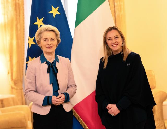 Meloni, la premier si incontra con von der Leyen e si rivela ormai del tutto atlantista ed europeista
