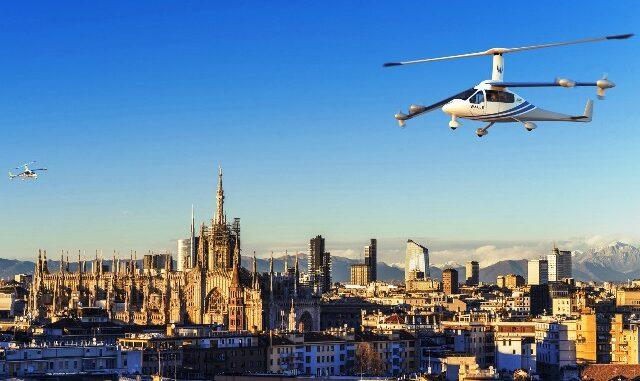 Taxi volanti a Milano, in arrivo i primi eliporti