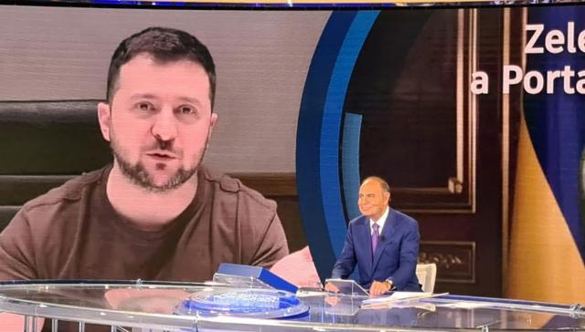 UcRAIna: dalle interviste a &ldquo;Porta a Porta&rdquo; all&rsquo;ospitata a Sanremo: la Rai diventa &ldquo;Tele-Zelensky&rdquo;