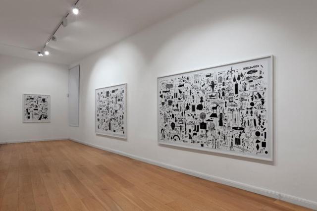 Installations view Fausto Gilberti at Wizard Gallery Milan 