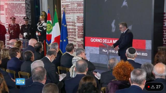 Giorno della memoria, Meloni: "La Shoah fu l'abisso dell'umanit&agrave;". Celebrazioni al Quirinale - DIRETTA