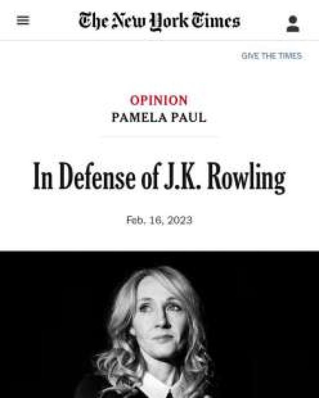 NYT su J. K. Rowling