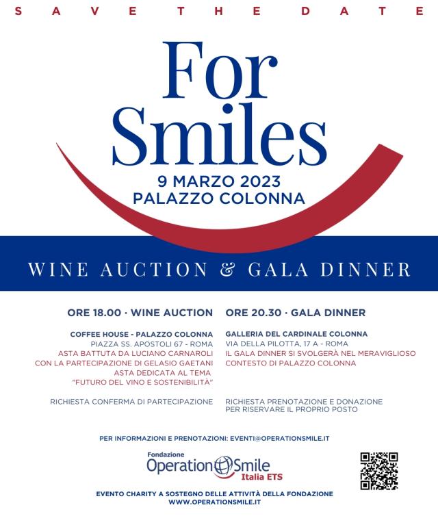 Operation Smile, il 9 marzo il charity event per raccogliere fondi per i bambini in attesa di cure