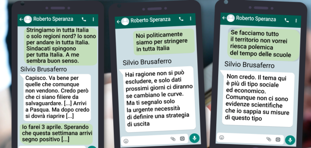 Inchiesta Covid, sull&rsquo;efficacia del lockdown &ldquo;non ci sono evidenze scientifiche&rdquo;: l&rsquo;ammissione di Brusaferro a Speranza nel marzo 2020