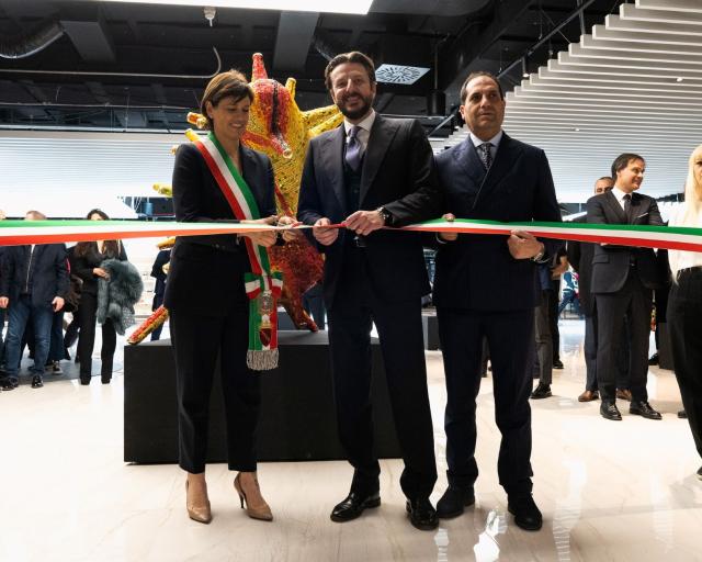 Taglio del Nastro: Lucarelli, Pacini, Nicolasi