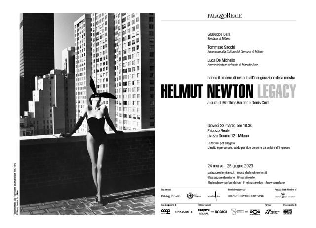 Gruppo FS e Palazzo Reale insieme per "Helmut Newton: Legacy": la mostra per i 100 anni del fotografo