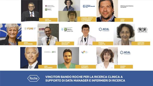 Roche Italia, al via la 4a edizione dei bandi per la ricerca clinica e per i servizi: &euro;540 mila stanziati