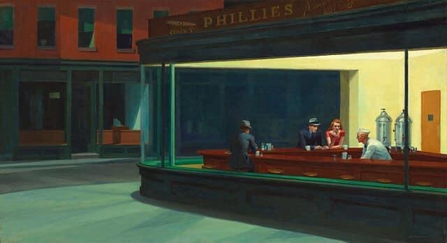 &ldquo;Nighthawks&rdquo; la prima vera rappresentazione della solitudine di una grande citt&agrave;