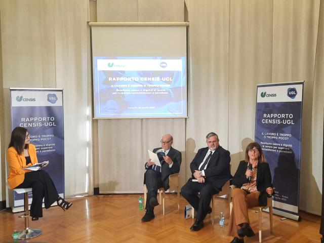 Primo Maggio. Presentato il Rapporto CENSIS-UGL: &ldquo;Il lavoro &egrave; troppo o troppo poco?&rdquo;