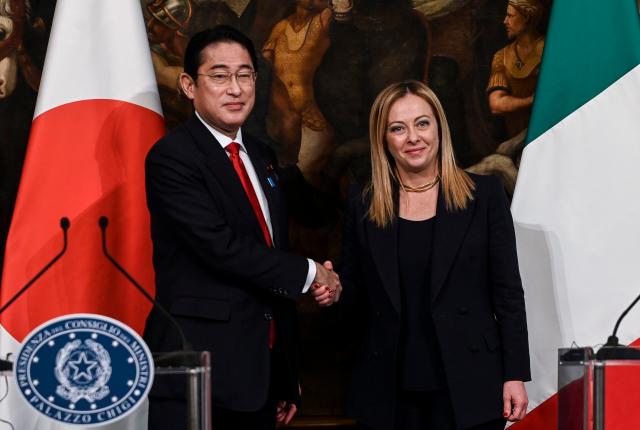 G7 Hiroshima, bilaterale tra Meloni e il premier giapponese Kishida alla viglia del summit: sul tavolo lo sviluppo del jet supersonico Tempest