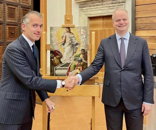 Fabrizio Moretti e Eike Schmidt