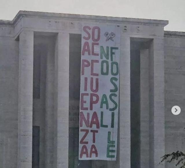 Ultima Generazione occupa la facolt&agrave; di geologia dell&rsquo;universit&agrave; La Sapienza 