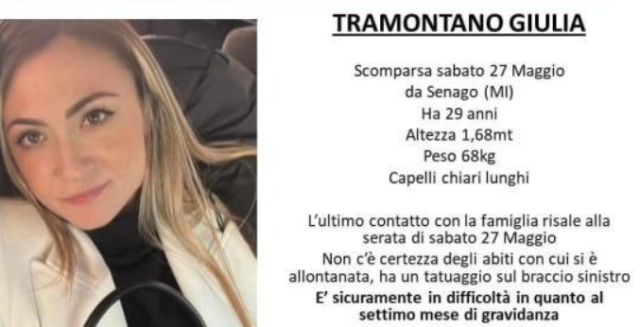 Chi &egrave; Giulia Tramontano, l'agente immobiliare scomparsa a Senago: &egrave; incinta e ha 29 anni