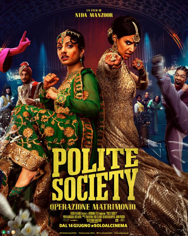 Locandina "Polite society", film del 2023