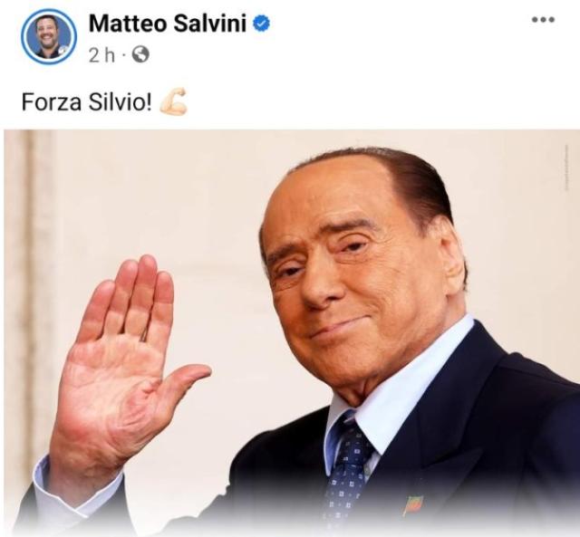 "Silvio Berlusconi &egrave; morto", Salvini pubblica una foto del Cav e sul web spopola la bufala (di cattivo gusto)