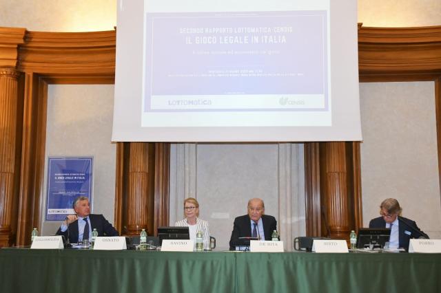 ll Gioco Legale in Italia e il suo valore sociale ed economico, presentato il secondo Rapporto Lottomatica-Censis