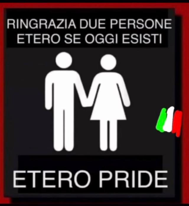 &ldquo;Etero Pride&rdquo;, scalda i muscoli l&rsquo;antitesi al Gay Pride degli ultimi superstiti utili anche alla procreazione
