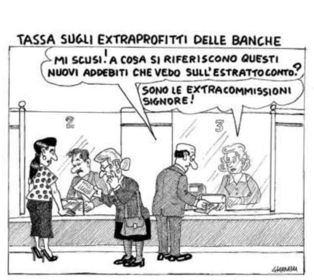 Tassazione extraprofitti delle banche: una norma degna di una Repubblica delle banane