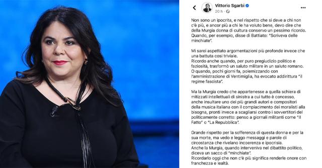 Michela Murgia, Vittorio Sgarbi sulla scrittrice: &ldquo;Ho un pessimo ricordo, diceva un sacco di min..iate&rdquo;