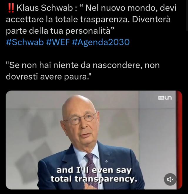 Klaus Schwab del WEF