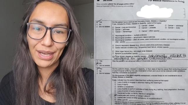 Canada, trans si pente dell'operazione e chiede eutanasia di Stato: "Vagina artificiale d&agrave; dolori lancinanti"