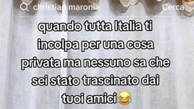 Stupro Palermo, Christian Maronia e la beffa su TikTok: "Incolpato ma trascinato ;-D"; ma in tribunale la scena del pianto