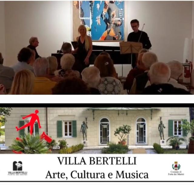 Forte dei Marmi -Villa Bertelli : Successo per il concerto con la soprano Dominika Zamara 