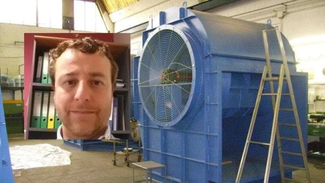 Senago, l&rsquo;ingegnere Paolo Tamburini morto risucchiato da ventilatore durante il collaudo: stritolato da una turbina