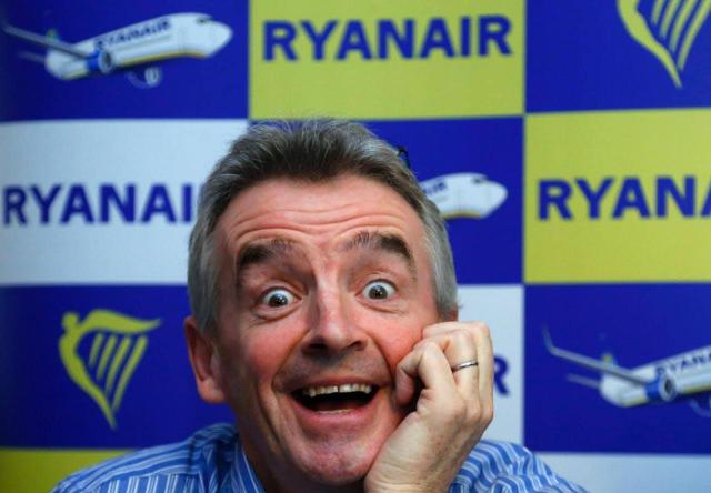 O' Leary (Ryanair): "Decreto caro voli idiota, tagli in Sicilia e 10 nuove rotte da Milano e Bergamo"