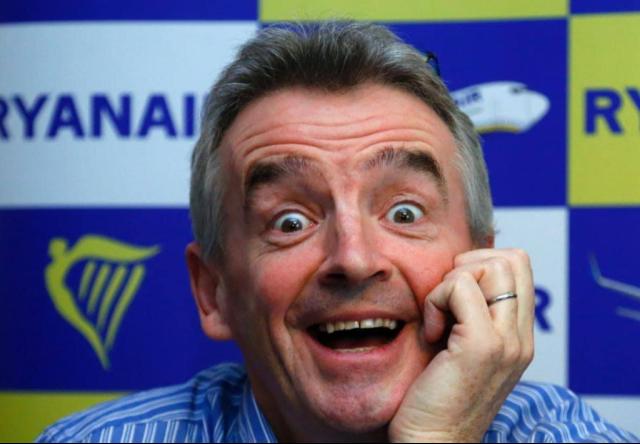 O' Leary (Ryanair): "Decreto caro voli idiota, tagli in Sicilia e 10 nuove rotte da Milano e Bergamo"