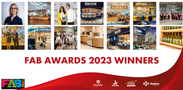 Dufry-Autogrill, agli Airport FAB + Hospitality Awards vinti 6 riconoscimenti e 3 encomi speciali 