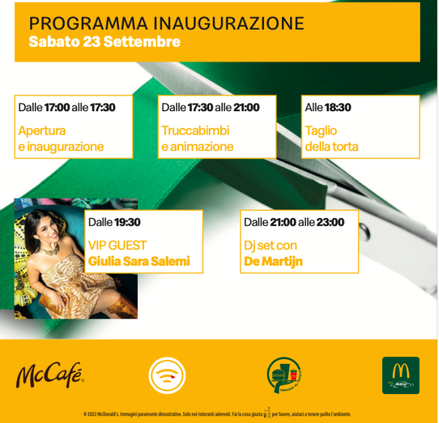 Al via l&rsquo;apertura del nuovo ristorante McDonald&rsquo;s di BaranzateSabato