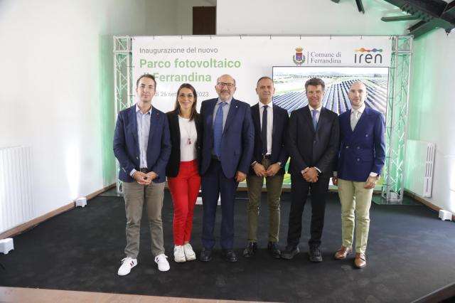 Iren, con un investimento di &euro;30mln inaugurato a Ferrandina il parco fotovoltaico pi&ugrave; grande della Basilicata