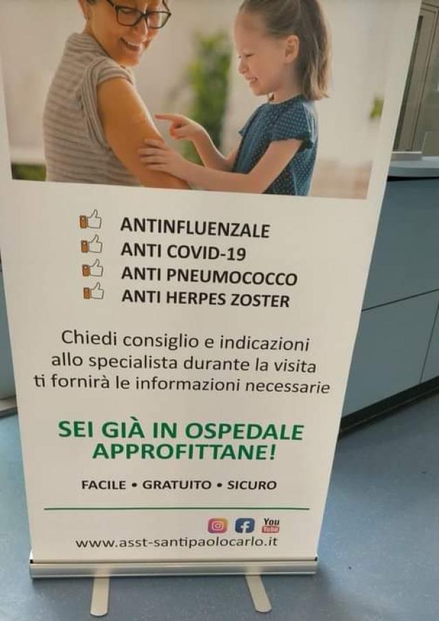 pubblicit&agrave; vaccini