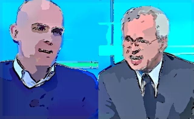 Enrico Mentana e Dario Fabbri