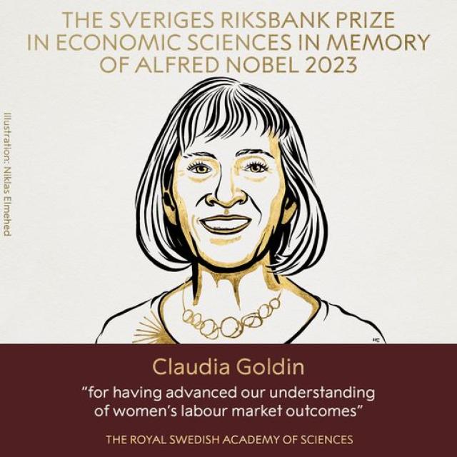Premio Nobel per l'economia 2023 a Claudia Goldin per i suoi studi sul gender gap nel mercato del lavoro