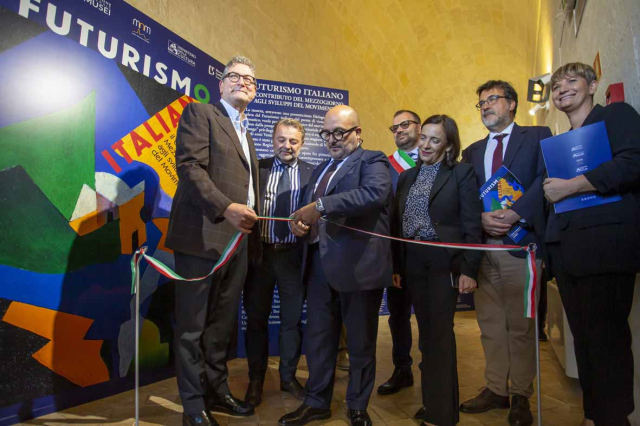 Il Ministro Sangiuliano al taglio del nastro