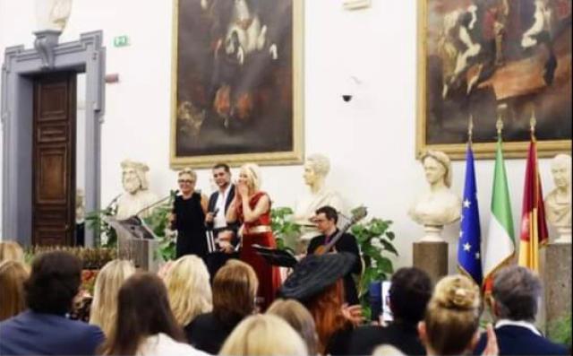 Successo in Campidoglio per il concerto llirico del Soprano Dominika Zamara in occasione del gala per la consegna dei premi Business woman & Life