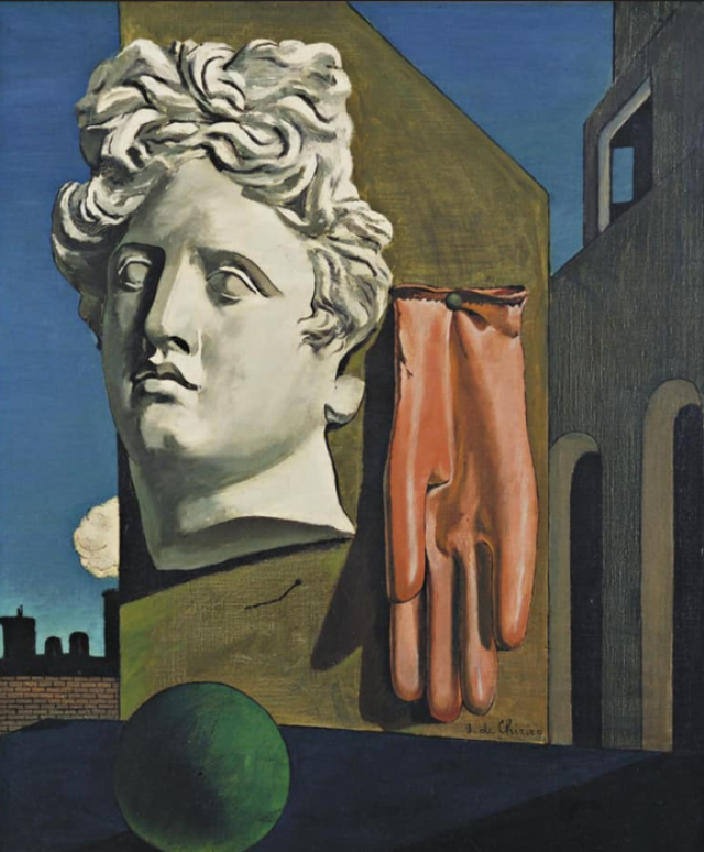 "Il Canto d'Amore" di Giorgio De Chirico dalla Parigi del 1914
