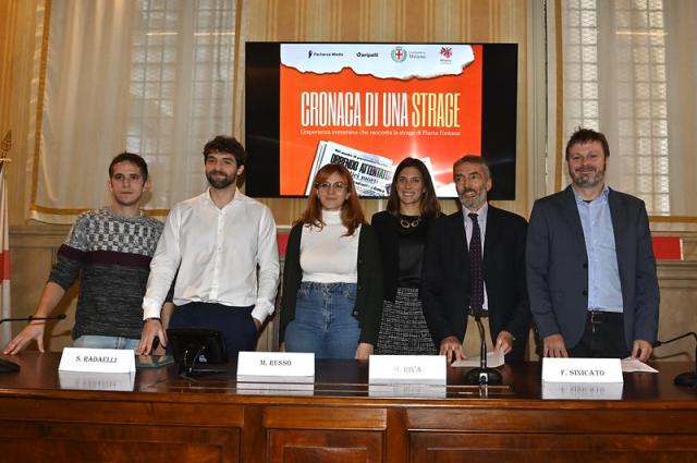 Garipalli e Factanza, al via al progetto per raccontare ai giovani la strage di piazza Fontana