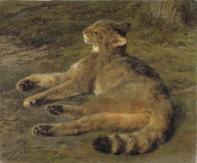  "Gatto Selvaggio" della francese  Rosa Bonheur, tra le figure pi&ugrave; rappresentative del primo femminismo