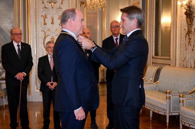 Alberto II di Monaco con Emanuele Filiberto